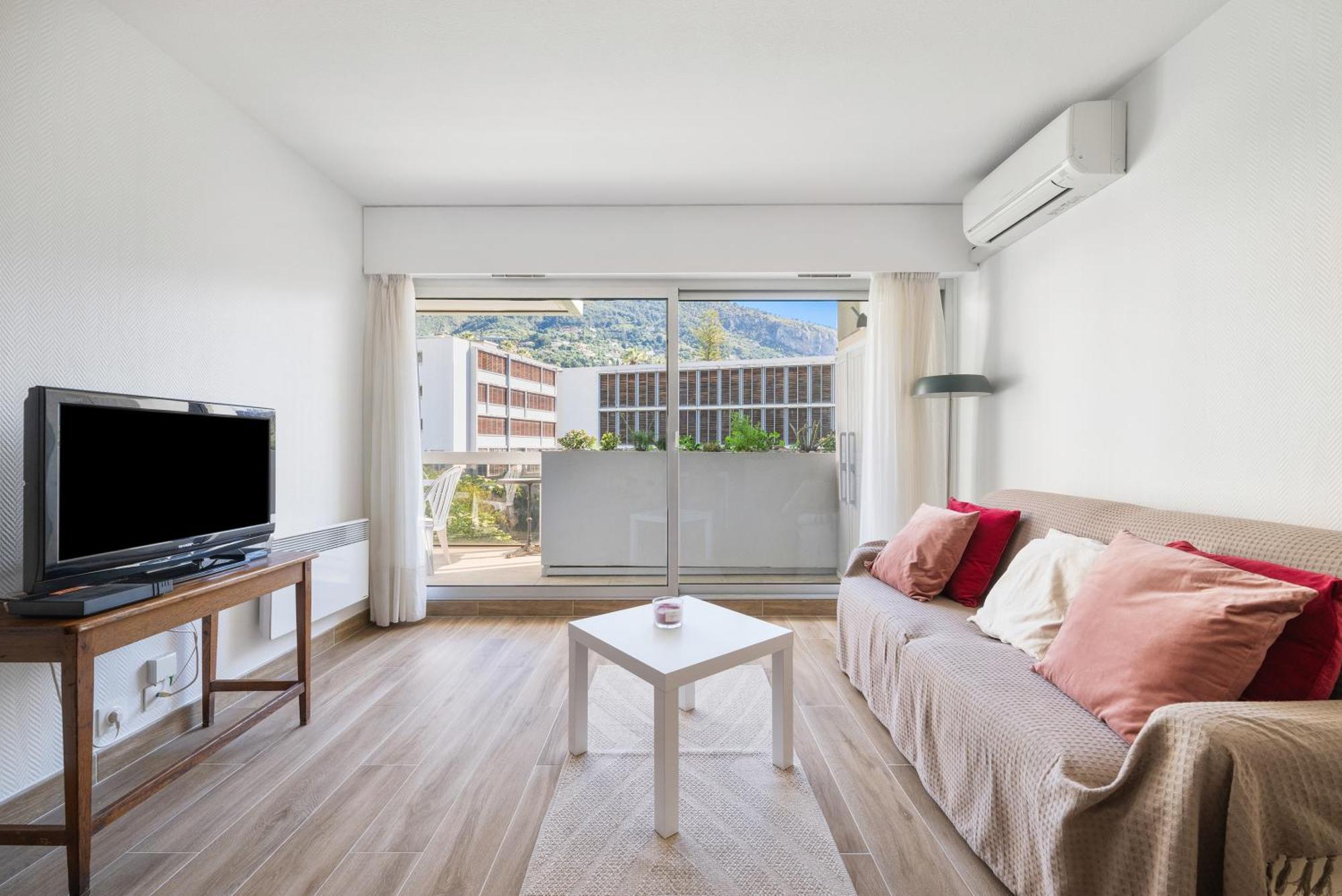 Le Rocamare - Piscine Toit Terrasse - Parking Prive - Terrasse Daire Menton Dış mekan fotoğraf