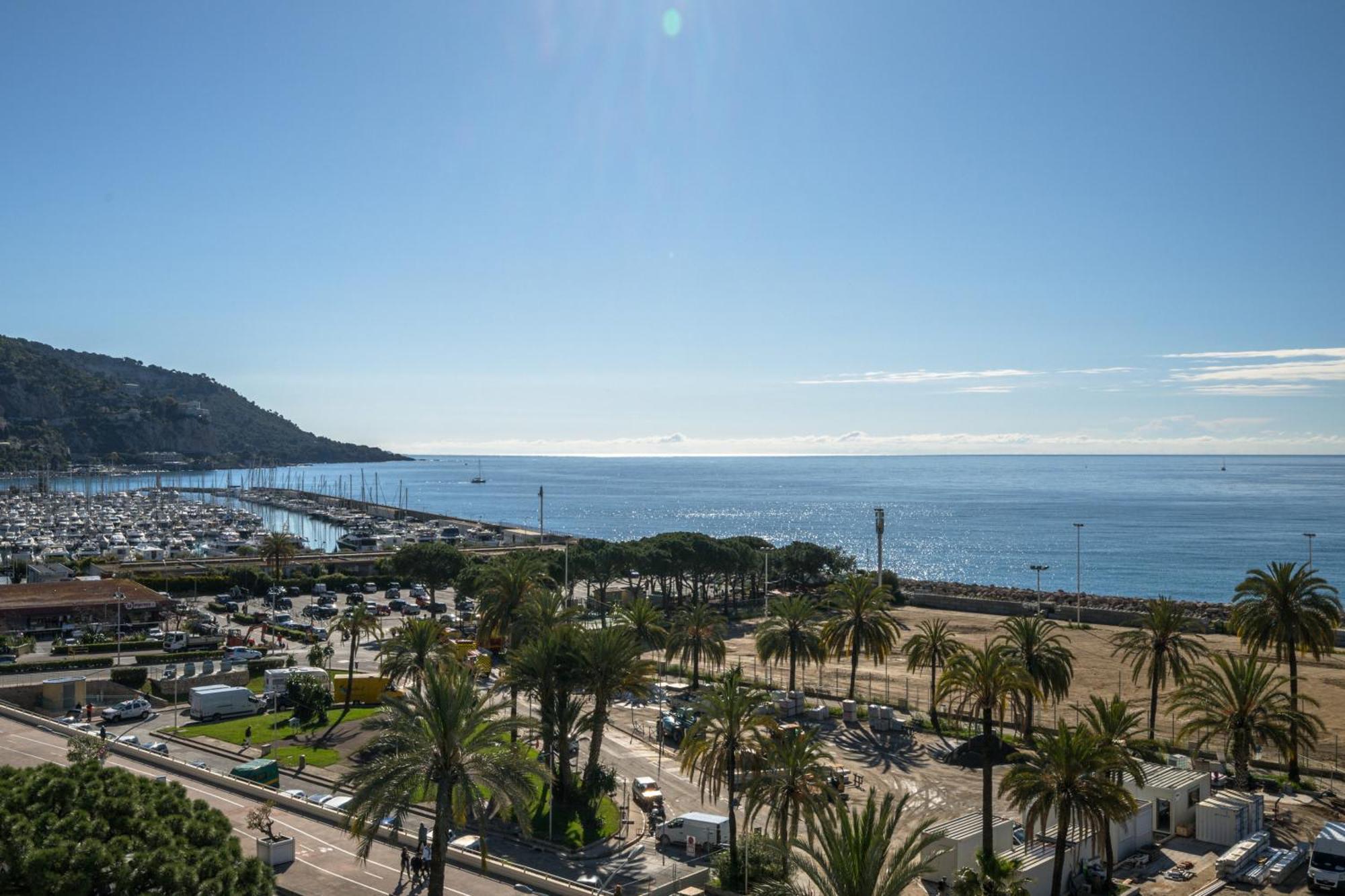 Le Rocamare - Piscine Toit Terrasse - Parking Prive - Terrasse Daire Menton Dış mekan fotoğraf